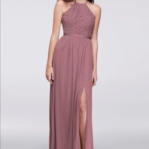 DAVID'S BRIDAL Open-Back Bridesmaid Dress F19608